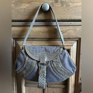 FENDI HANDBAG SPY POUCH DENIM BAG
